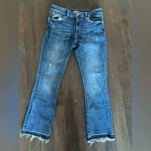 DL1961 Bridget High-Rise Crop Bootcut Jeans size 25